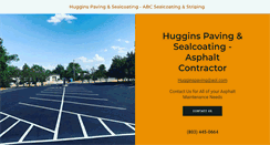 Desktop Screenshot of hugginspaving.com